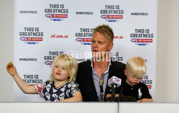 AFL 2012 Media - Adam McPhee Retirement Announcement - 272787