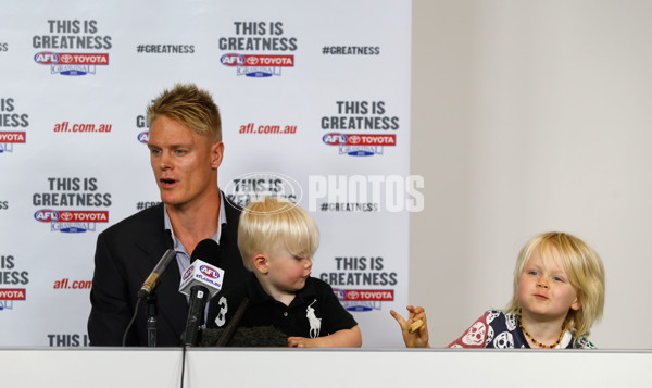 AFL 2012 Media - Adam McPhee Retirement Announcement - 272786