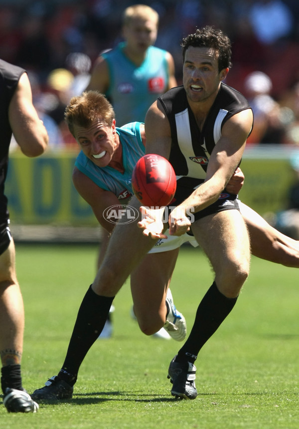 AFL 2008 NAB Challenge - Collingwood v Port Adelaide - A-35529995