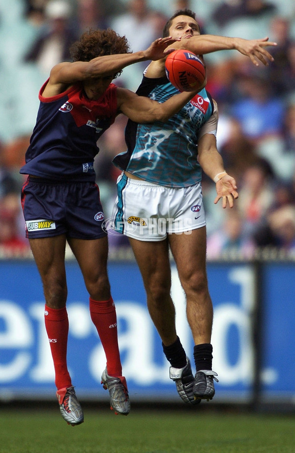 AFL 2004 Rd 4 - Melbourne v Port Adelaide - A-35618367