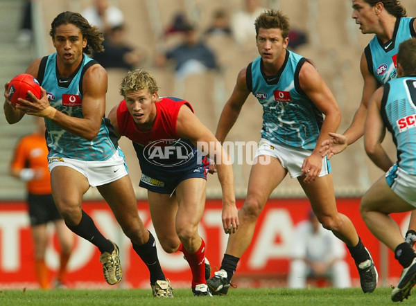 AFL 2004 Rd 4 - Melbourne v Port Adelaide - A-35618389
