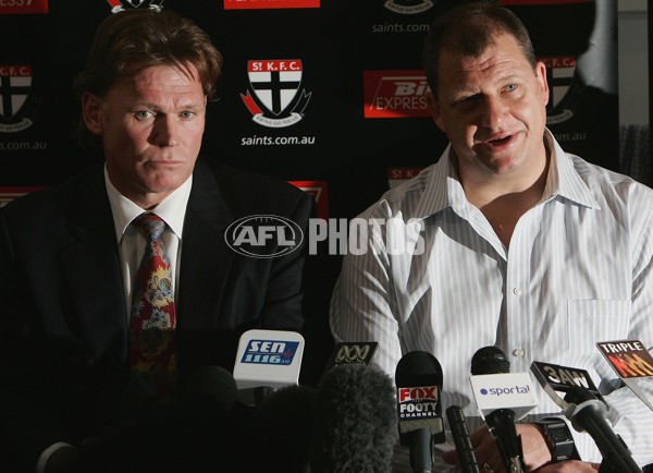 AFL 2006 Media - St Kilda Press Conference 120906 - 46894