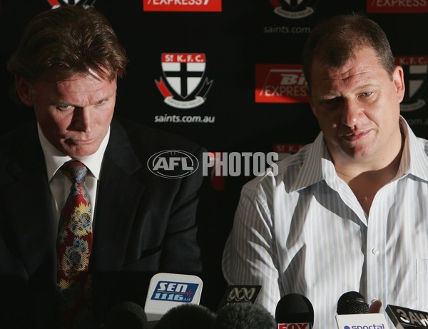 AFL 2006 Media - St Kilda Press Conference 120906 - 46898