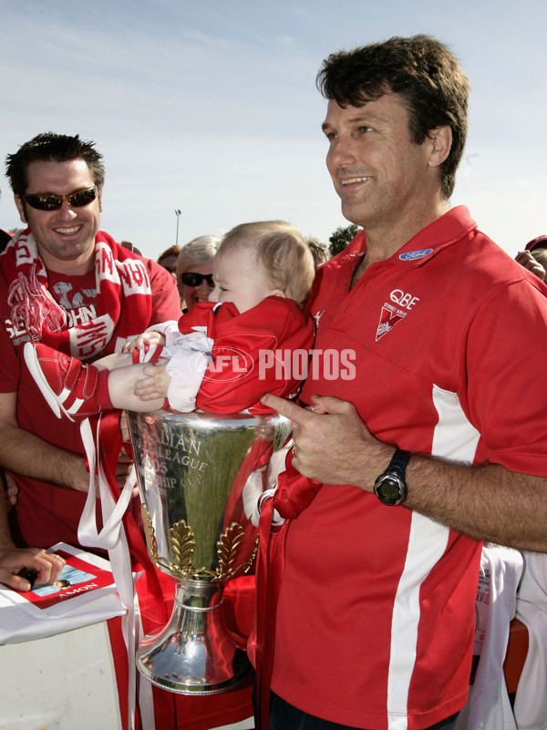 AFL 2005 Media - Sydney Swans Premiership Celebrations 250905 - 53519