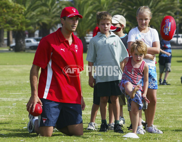 AFL 2005 Media - Sydney Swans Community Camp - A-36808400