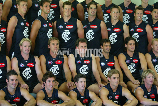 AFL 2004 Media - Carlton Team Photo Session 180204 - 63798