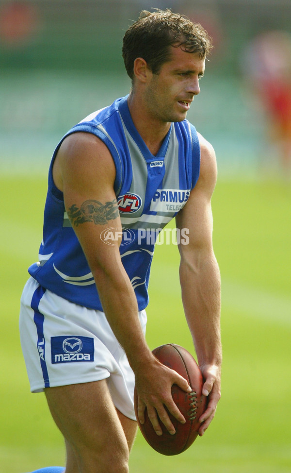 AFL 2004 Practice Match - Kangaroos v Sydney - A-36934260