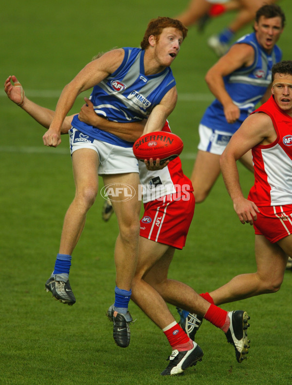 AFL 2004 Practice Match - Kangaroos v Sydney - A-36936014