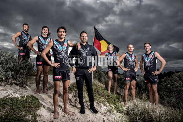 AFL 2023 Media - Port Adelaide Indigenous Guernsey - A-36941989