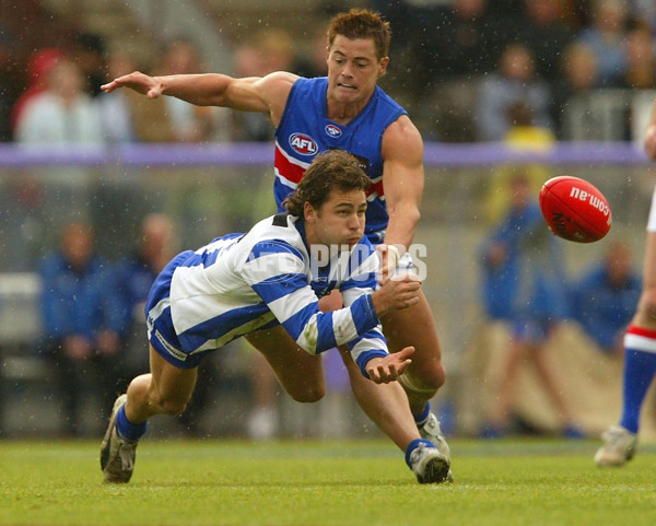 AFL 2004 Rd 6 - Kangaroos v Western Bulldogs - A-36951227