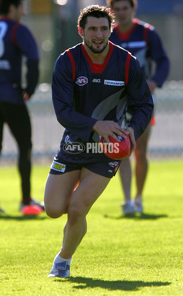 AFL 2004 Media - Melbourne Training 280604 - A-37010272