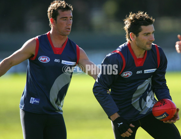 AFL 2004 Media - Melbourne Training 280604 - A-37011054