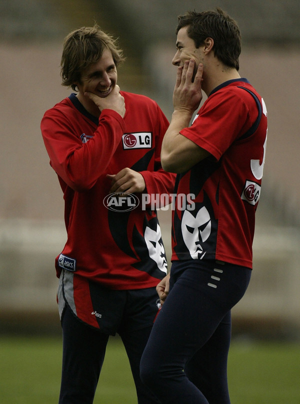 AFL 2003 Media - Melbourne Training 120603 - 119081