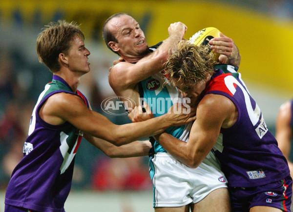 AFL 2003 Practice Match - Fremantle v Port Adelaide - A-37087110