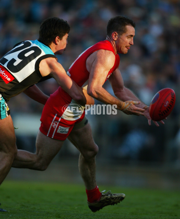 AFL 2003 1st Qualifying Final - Port Adelaide v Sydney - 121302