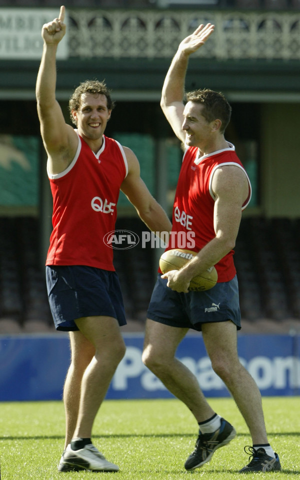 AFL 2003 Media - Sydney Swans Training 110903 - 121350