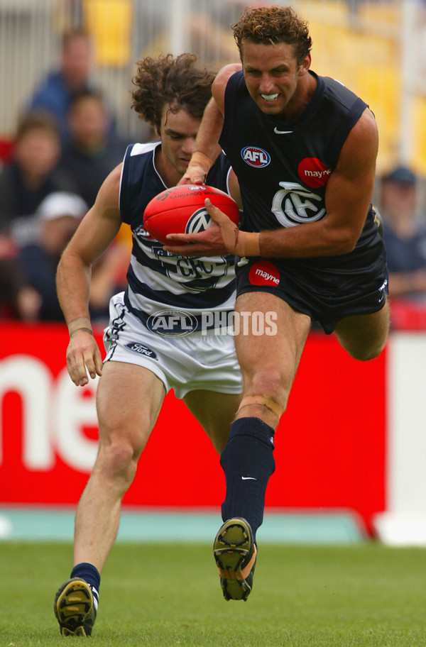 AFL 2002 Wizard Cup Match - Carlton v Geelong - 131337