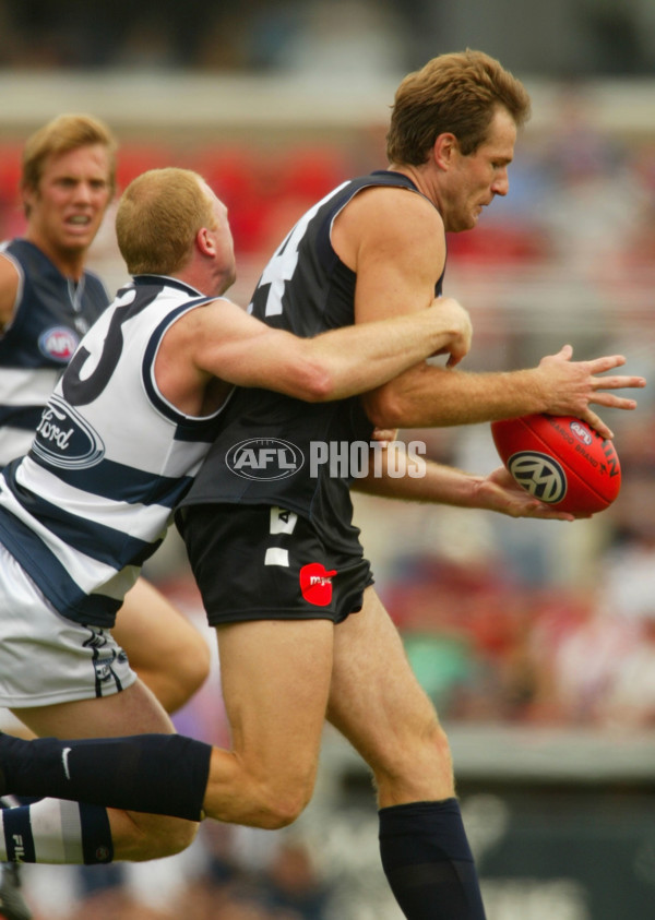 AFL 2002 Wizard Cup Match - Carlton v Geelong - 131347