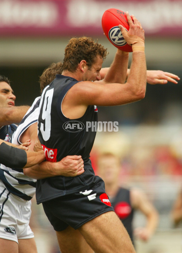 AFL 2002 Wizard Cup Match - Carlton v Geelong - 131349