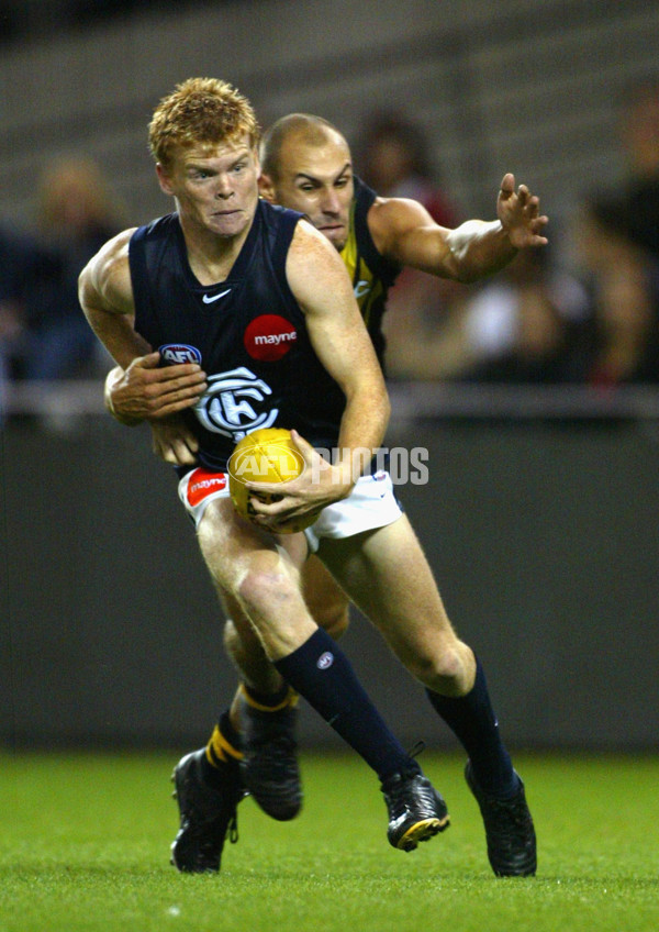 AFL 2002 Wizard Cup Match - Carlton v Richmond - 131360