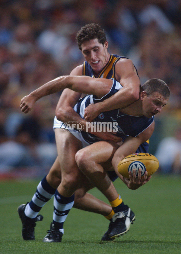 AFL 2002 Wizard Cup Match - West Coast v Geelong - 132755