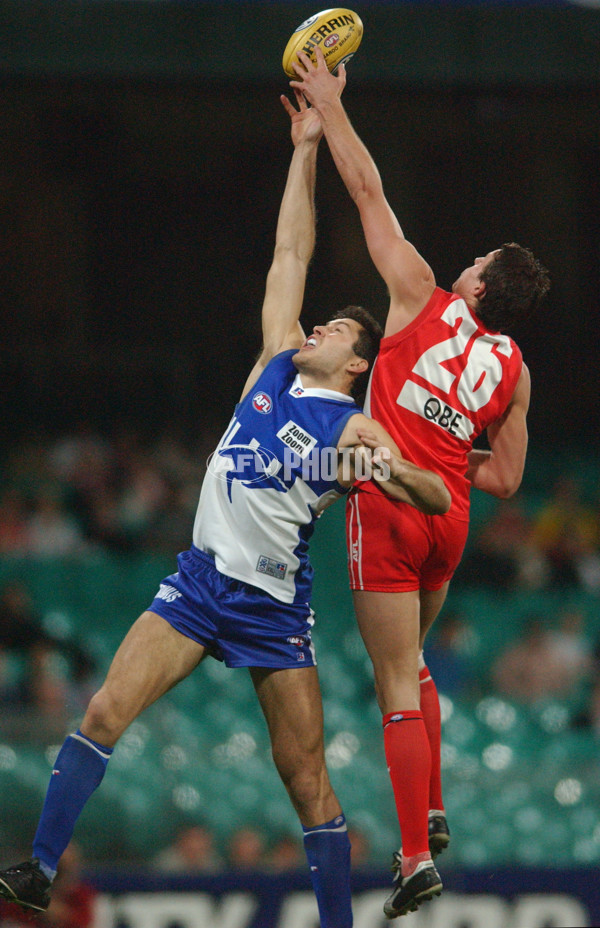 AFL 2002 Rd 19 - Sydney v Kangaroos - 133763