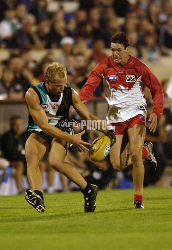 AFL 2002 Wizard Cup Semi Final - Port Adelaide v Sydney - 134545