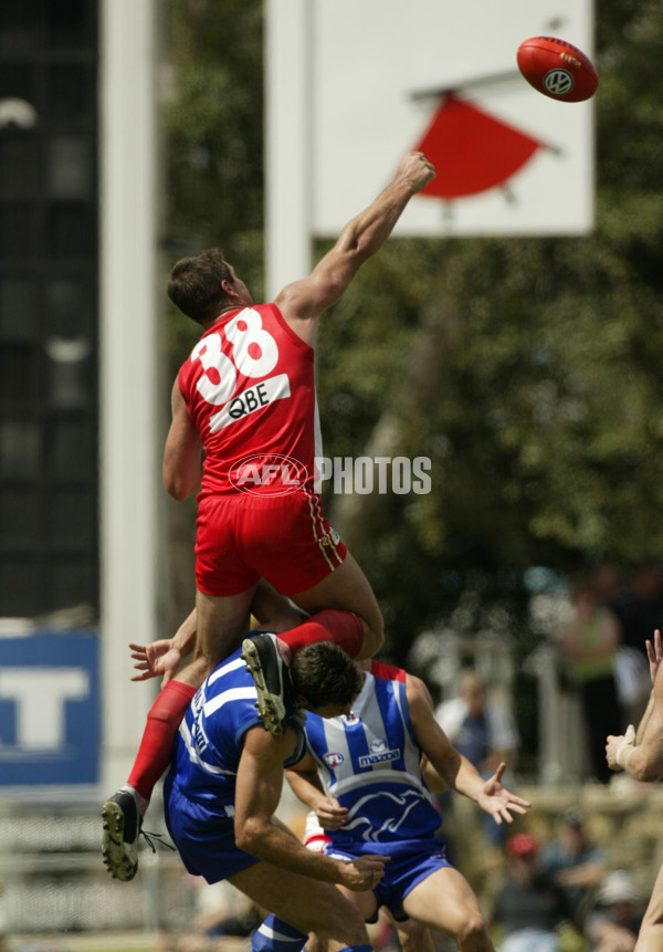 AFL 2002 Wizard Cup Match - Kangaroos v Sydney - 135510