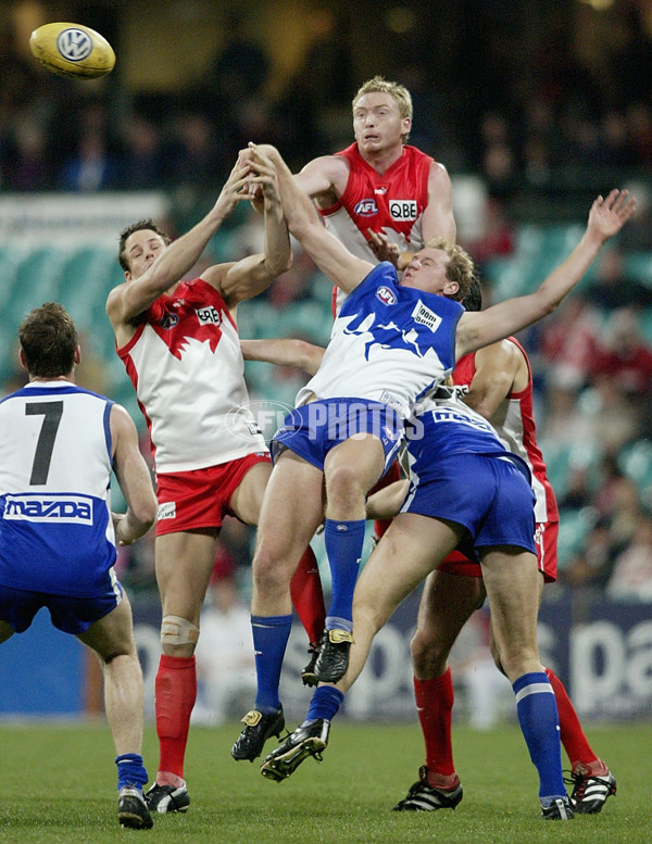 AFL 2002 Rd 19 - Sydney v Kangaroos - 135618