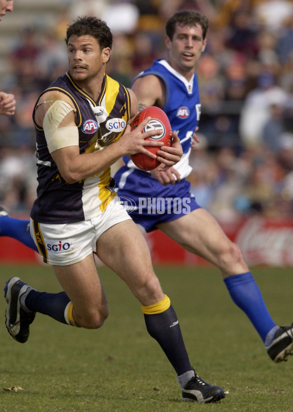 AFL 2002 Rd 22 - Kangaroos v West Coast - 135977