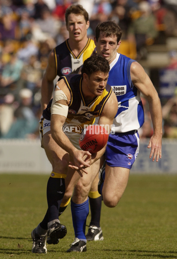 AFL 2002 Rd 22 - Kangaroos v West Coast - 135978