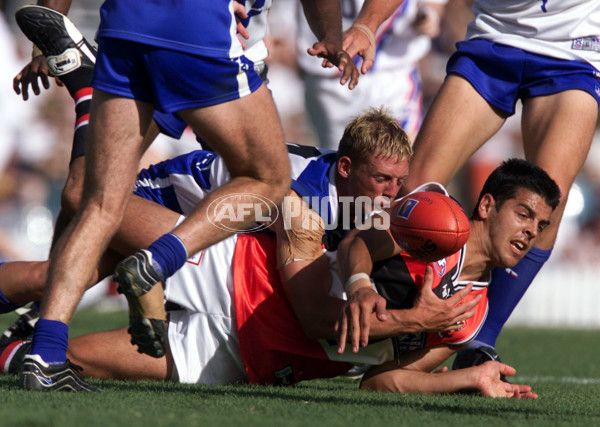 AFL 2001 Ansett Cup Match - Kangaroos v St Kilda - 167598