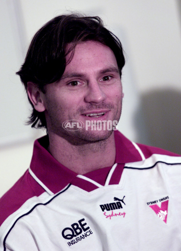 AFL 2001 Media - Sydney Swans Press Conference 091001 - 168274