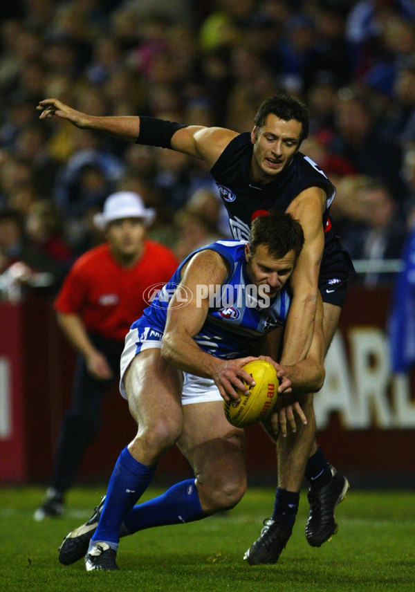 AFL 2003 Rd 22 - Carlton v Kangaroos - 170776