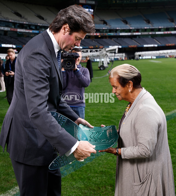 AFL 2023 Media - Sir Doug Nicholls Round Launch - A-37941992