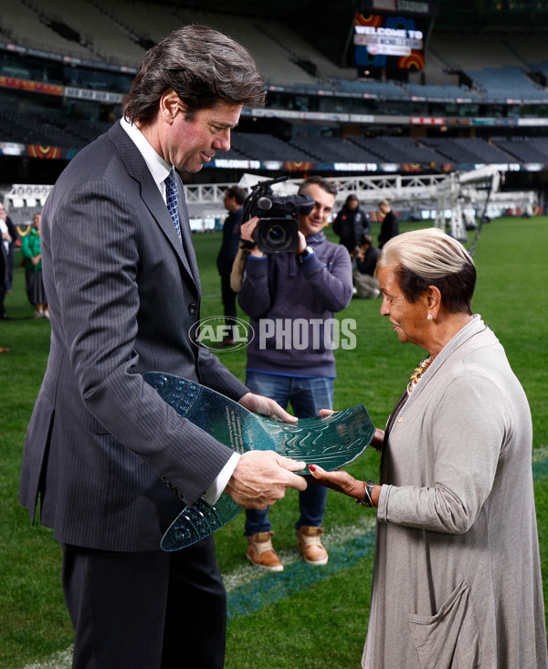 AFL 2023 Media - Sir Doug Nicholls Round Launch - A-37941993