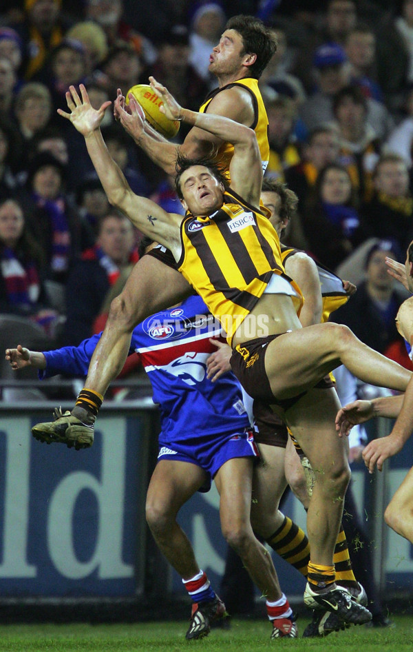 AFL 2004 Rd 19 - Western Bulldogs v Hawthorn - A-38112542