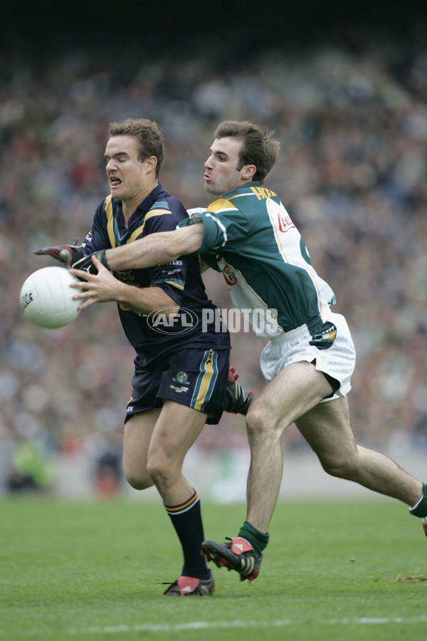 AFL 2004 International Rules 1st Test - Ireland v Australia - A-38127198
