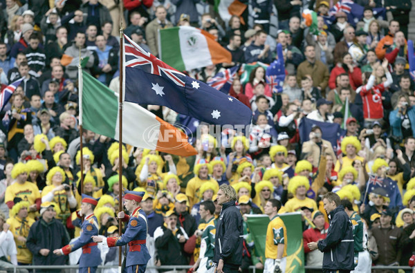 AFL 2004 International Rules 1st Test - Ireland v Australia - A-38127207
