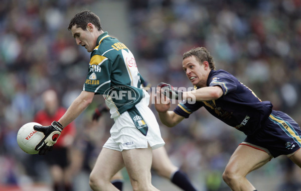 AFL 2004 International Rules 1st Test - Ireland v Australia - A-38128424
