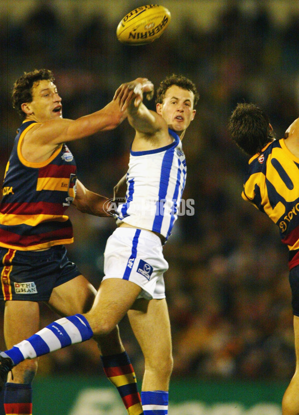 AFL 2004 Rd 18 -  Adelaide Crows v Kangaroos - A-38131427