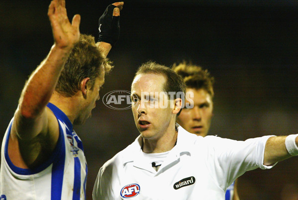 AFL 2004 Rd 18 -  Adelaide Crows v Kangaroos - A-38132338