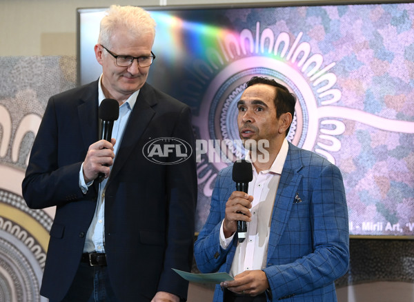 AFL 2023 Media - Sports Unite To Support Voice To Parliament - A-38908597