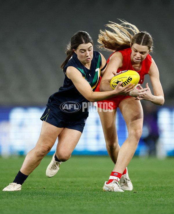 AFLW 2023 Media - AFL Academy Girls v Under 23 All-Stars - A-40125620