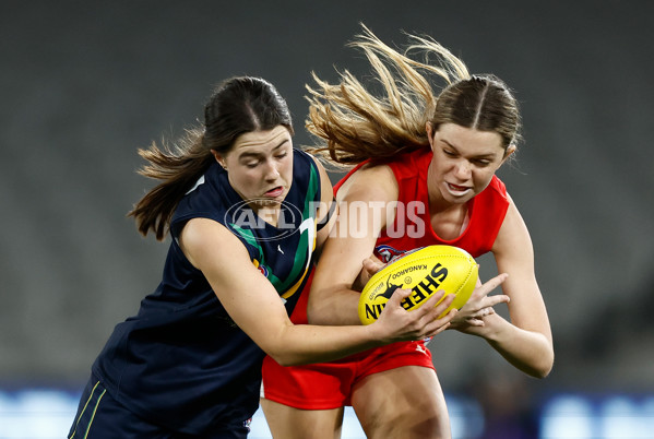 AFLW 2023 Media - AFL Academy Girls v Under 23 All-Stars - A-40125621