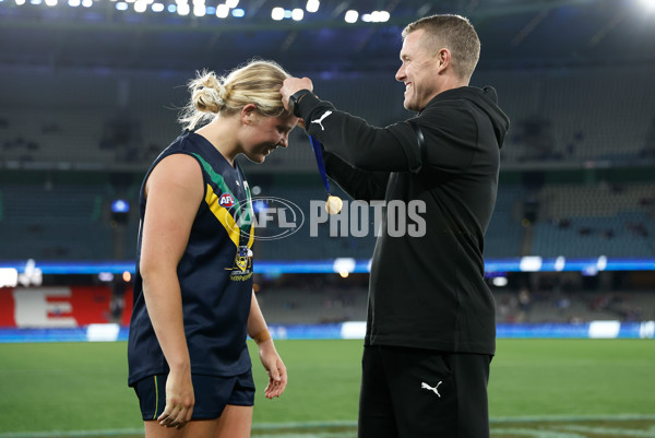 AFLW 2023 Media - AFL Academy Girls v Under 23 All-Stars - A-40130905