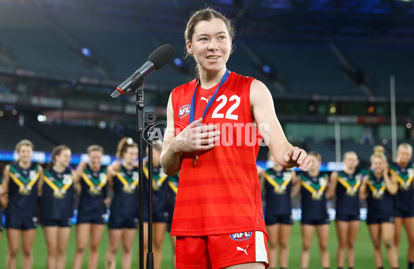 AFLW 2023 Media - AFL Academy Girls v Under 23 All-Stars - A-40130907