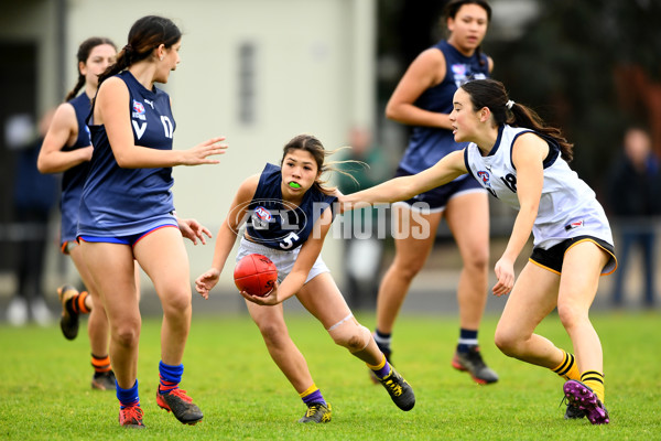 AFL 2023 Girls Victorian Diversity All-Stars - Vic Country v Vic Metro - A-40427218