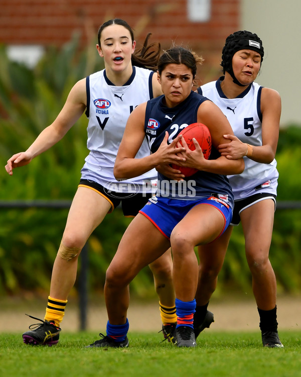 AFL 2023 Girls Victorian Diversity All-Stars - Vic Country v Vic Metro - A-40427223