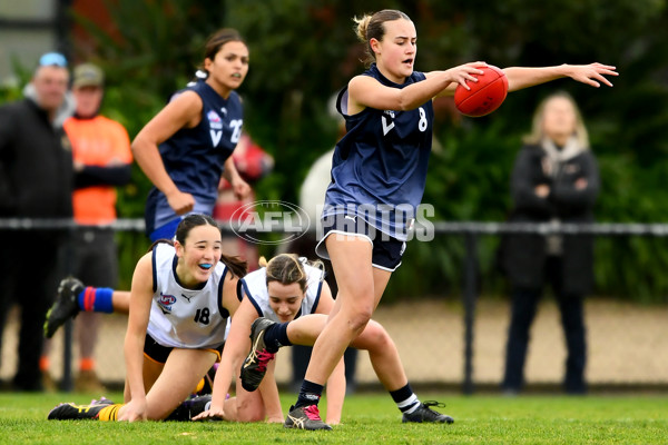 AFL 2023 Girls Victorian Diversity All-Stars - Vic Country v Vic Metro - A-40428303